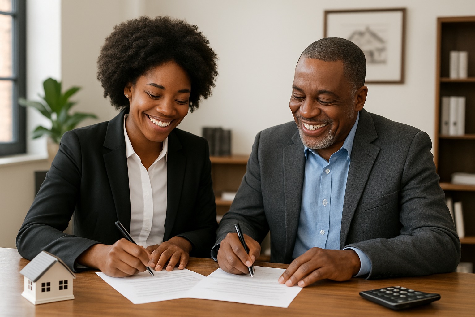 Happy family with keys - RentFlex
